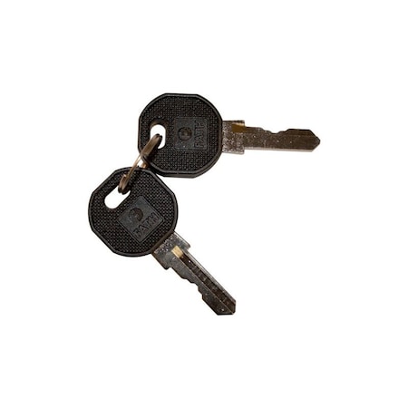 Saginaw Control & Engineering Keys, 3 in. H x 3 in. W x 0.13 in. L, 2 PK SCE-K333